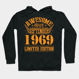 Awesome Since September 1969 Limited Edition Happy Birthday 51 Years Old To Me You Hoodie